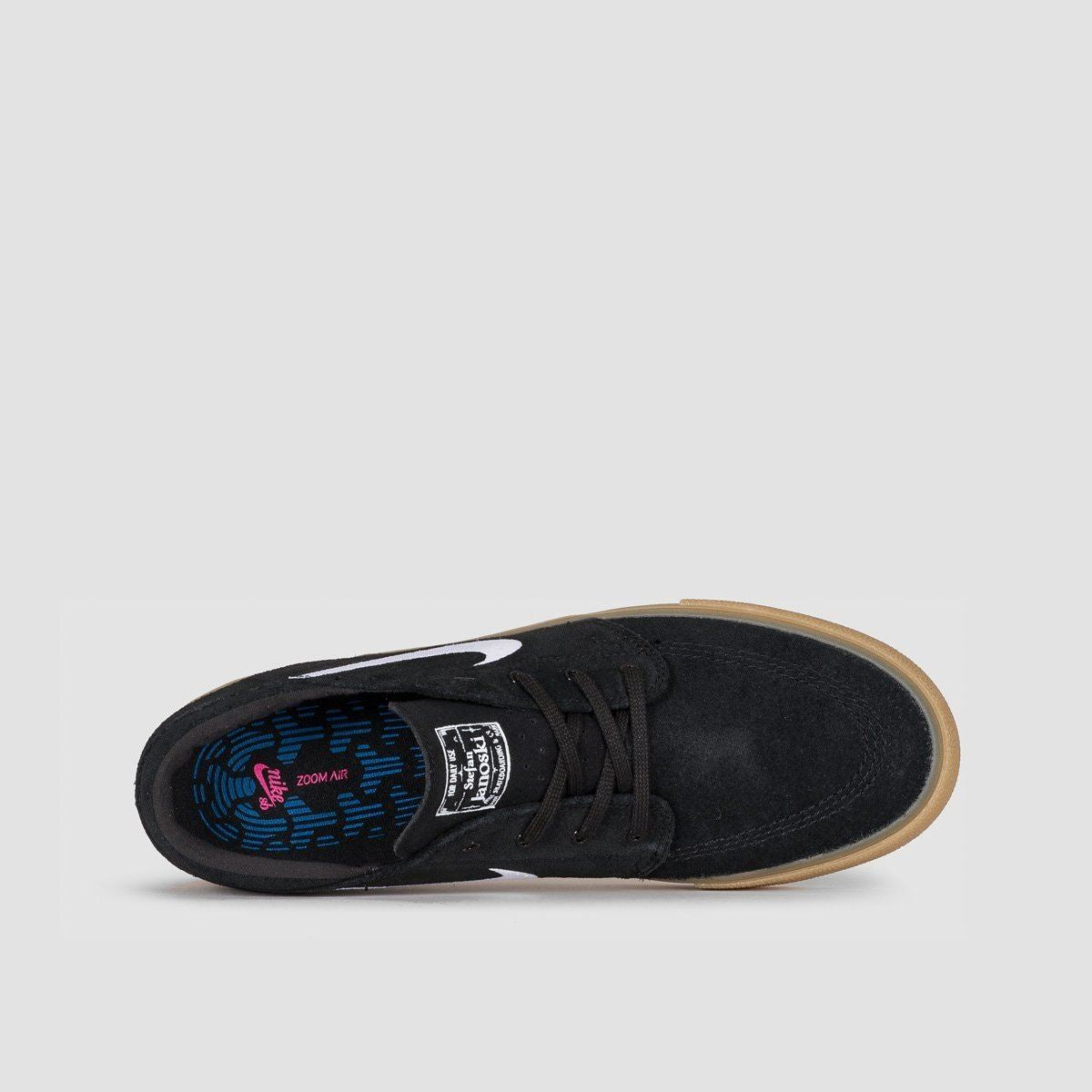 Nike SB Zoom Janoski RM Shoes - Black/White/Black/Gum Light Brown