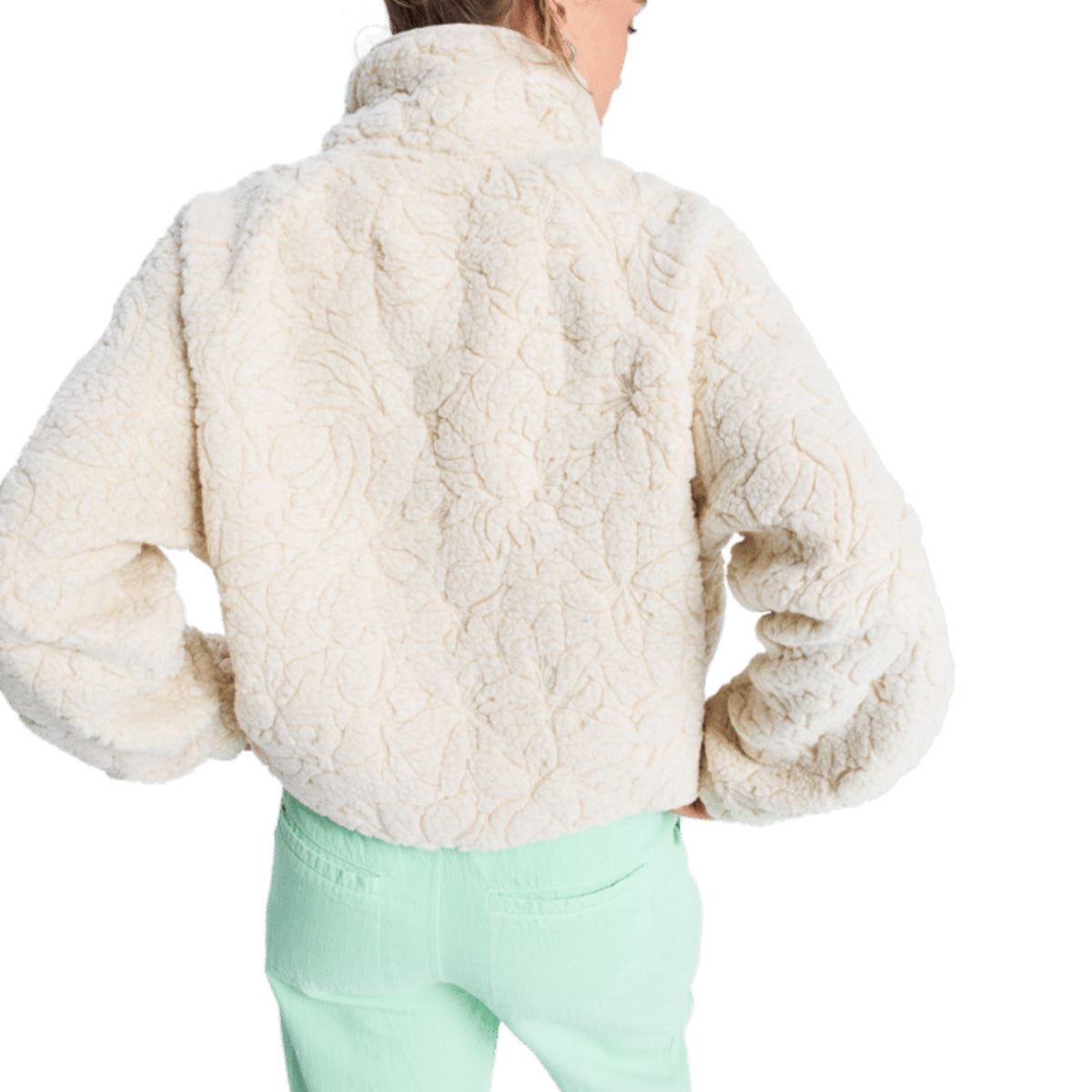 Roxy Blurry Cloud Jacket Parchment - Womens