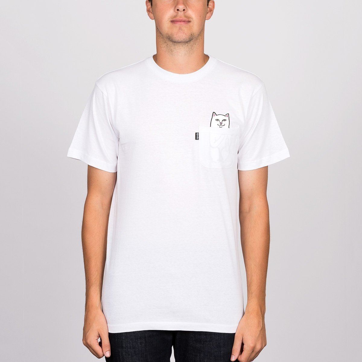 Ripndip Lord Nermal Pocket T-Shirt White