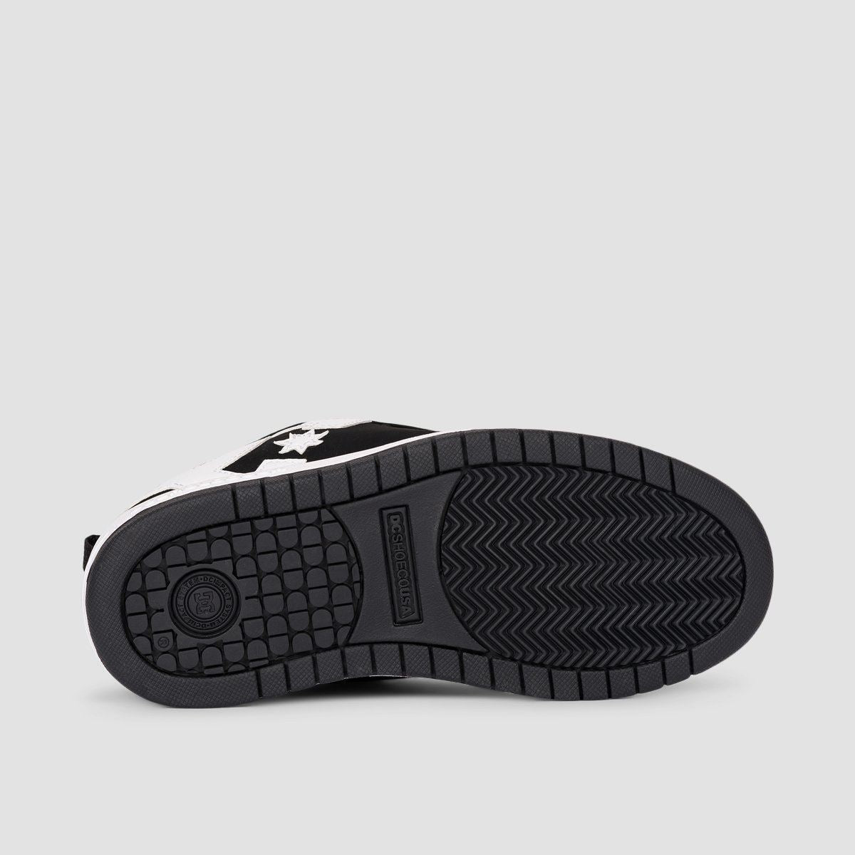 DC Court Graffik Shoes - Black/White - Kids