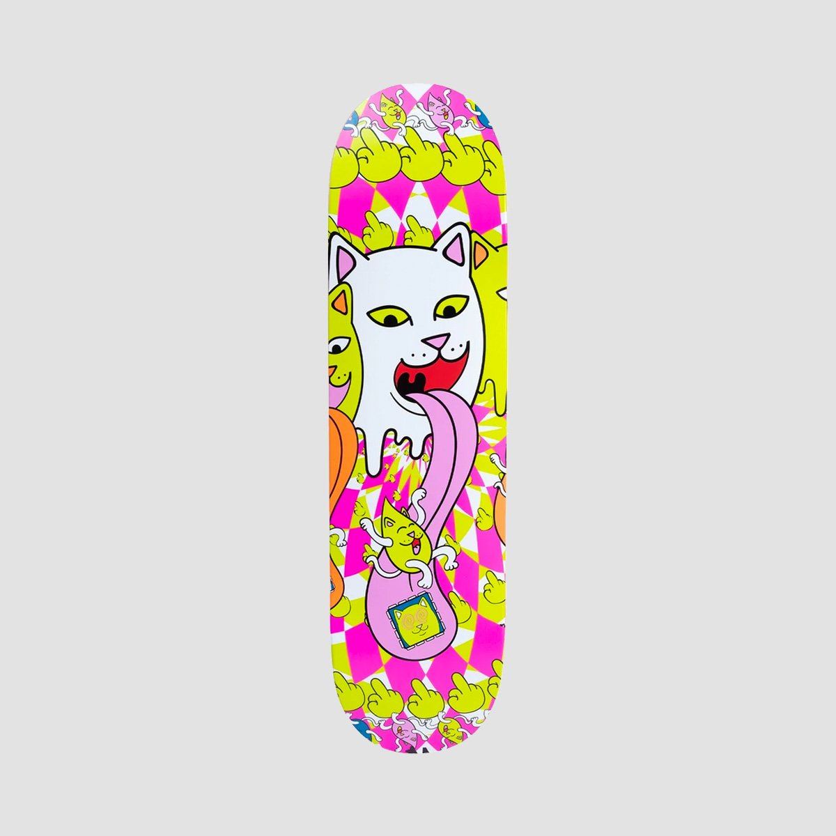 Ripndip Micro Nerm Skateboard Deck Pink - 8.25"