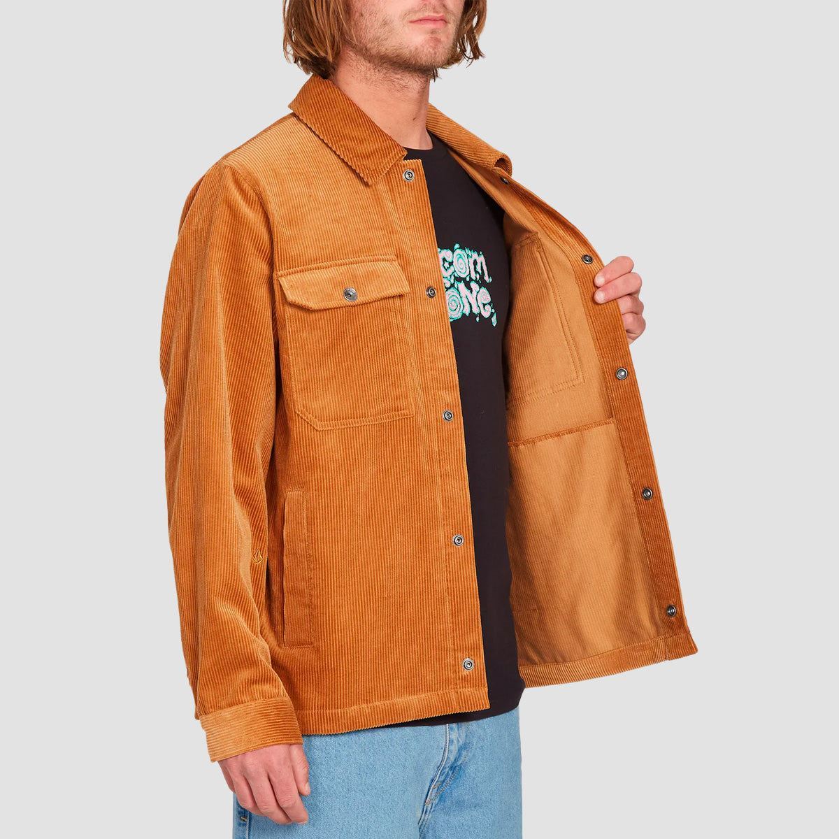 Volcom Likeaton Mind Invasion Jacket Tobacco