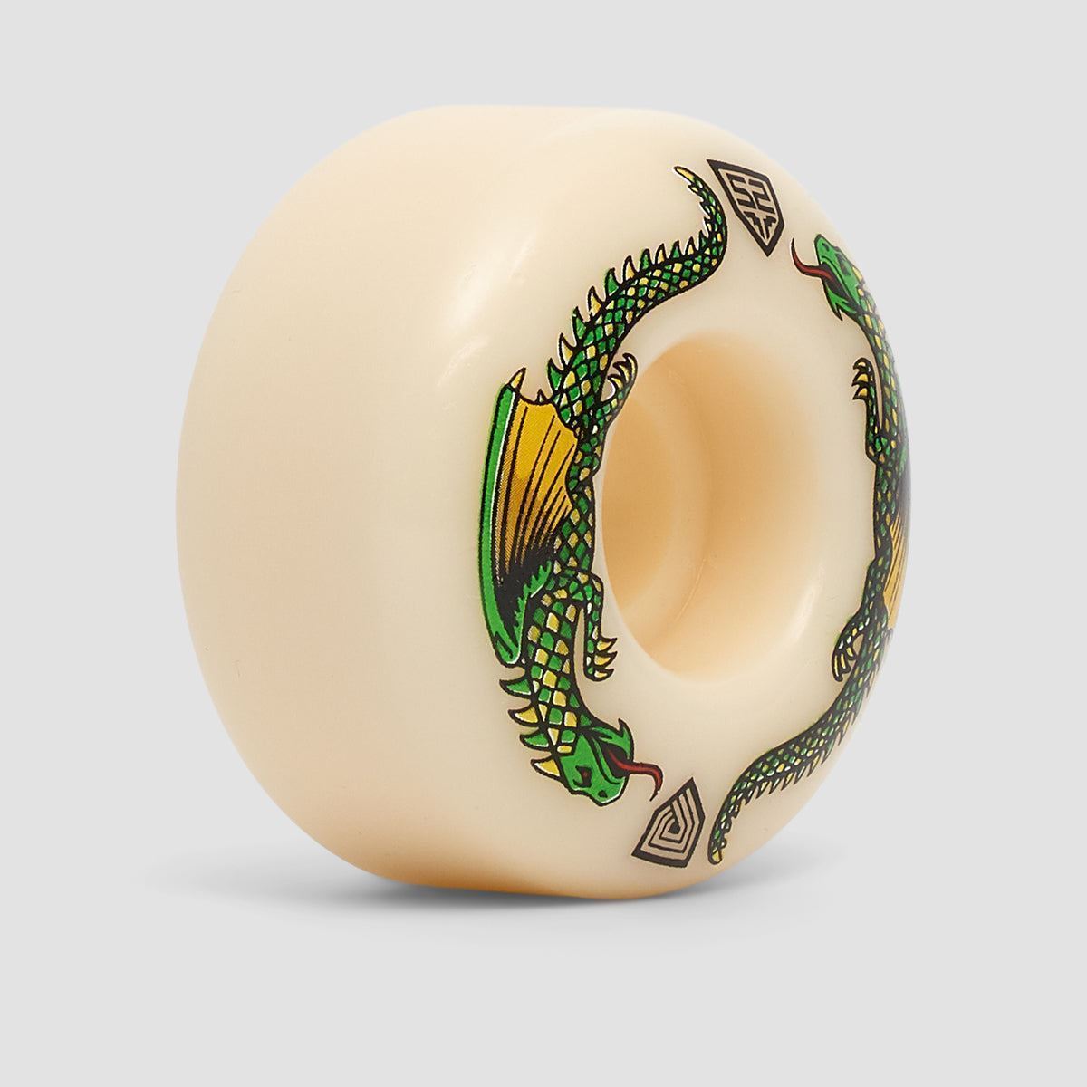 Powell Peralta Dragon Formula 93A V1 Skateboard Wheels Off White 52x31mm