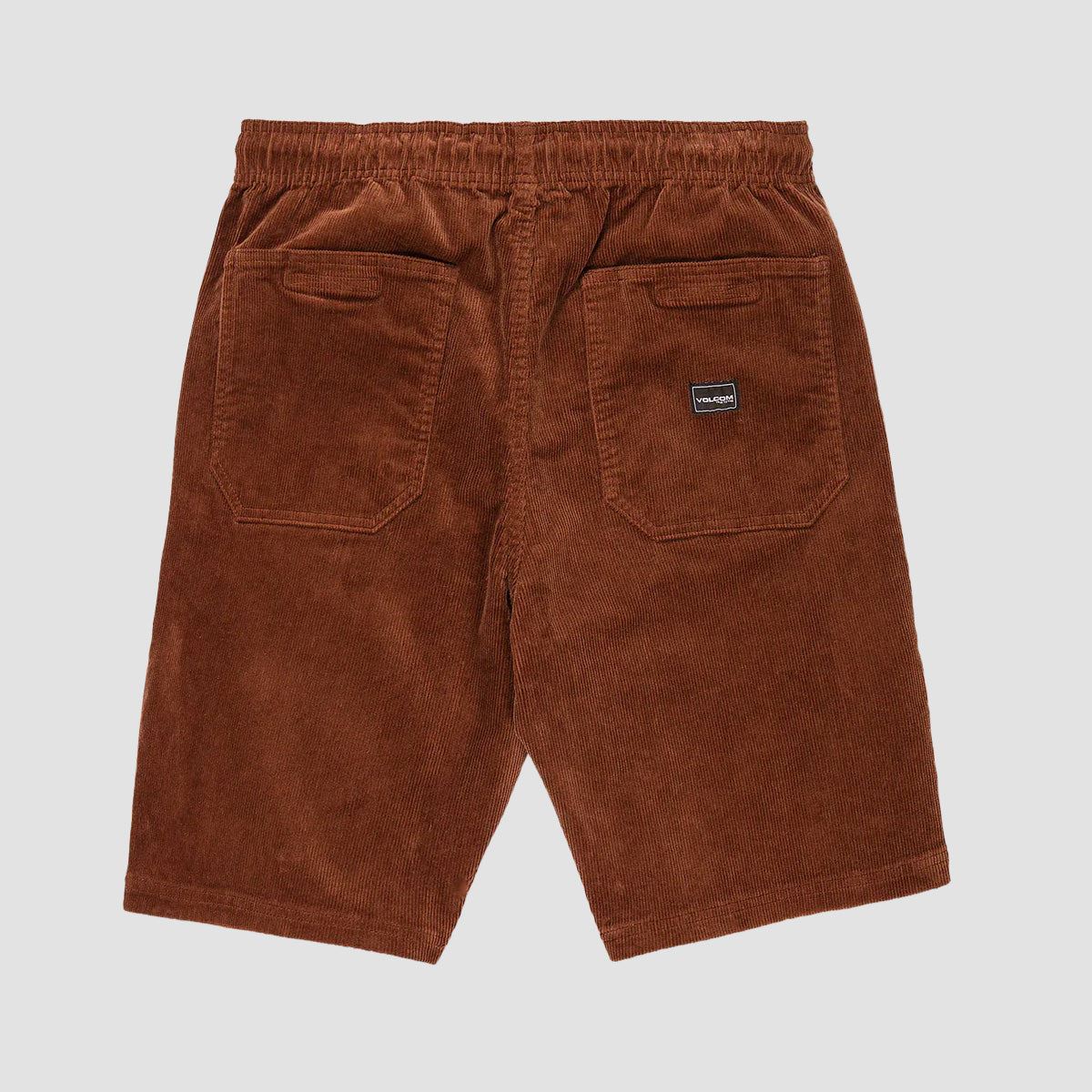 Volcom Outer Spaced 21" Corduroy Shorts Burro Brown