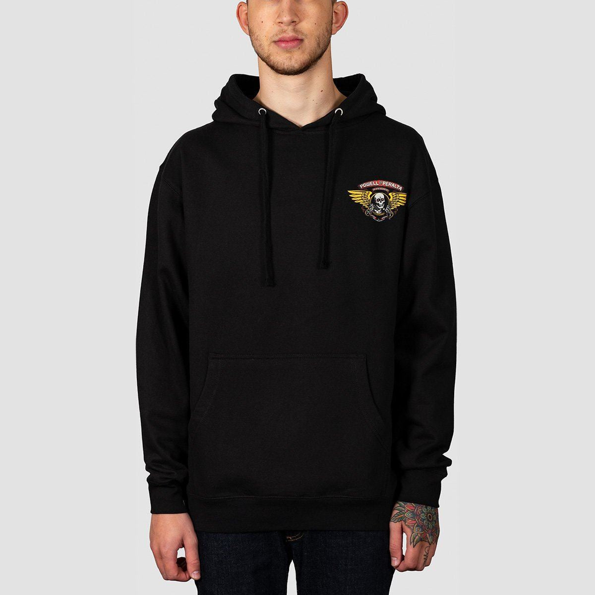 Powell Peralta Winged Ripper Pullover Hoodie Black