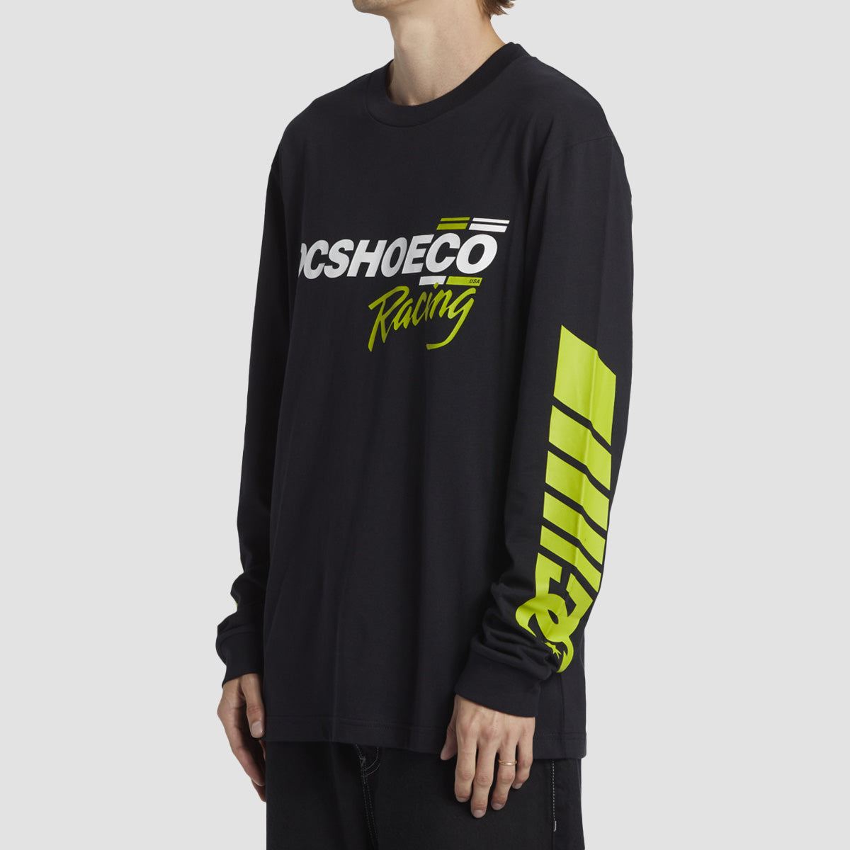 DC Shoe Co Racing Longsleeve T-Shirt Black