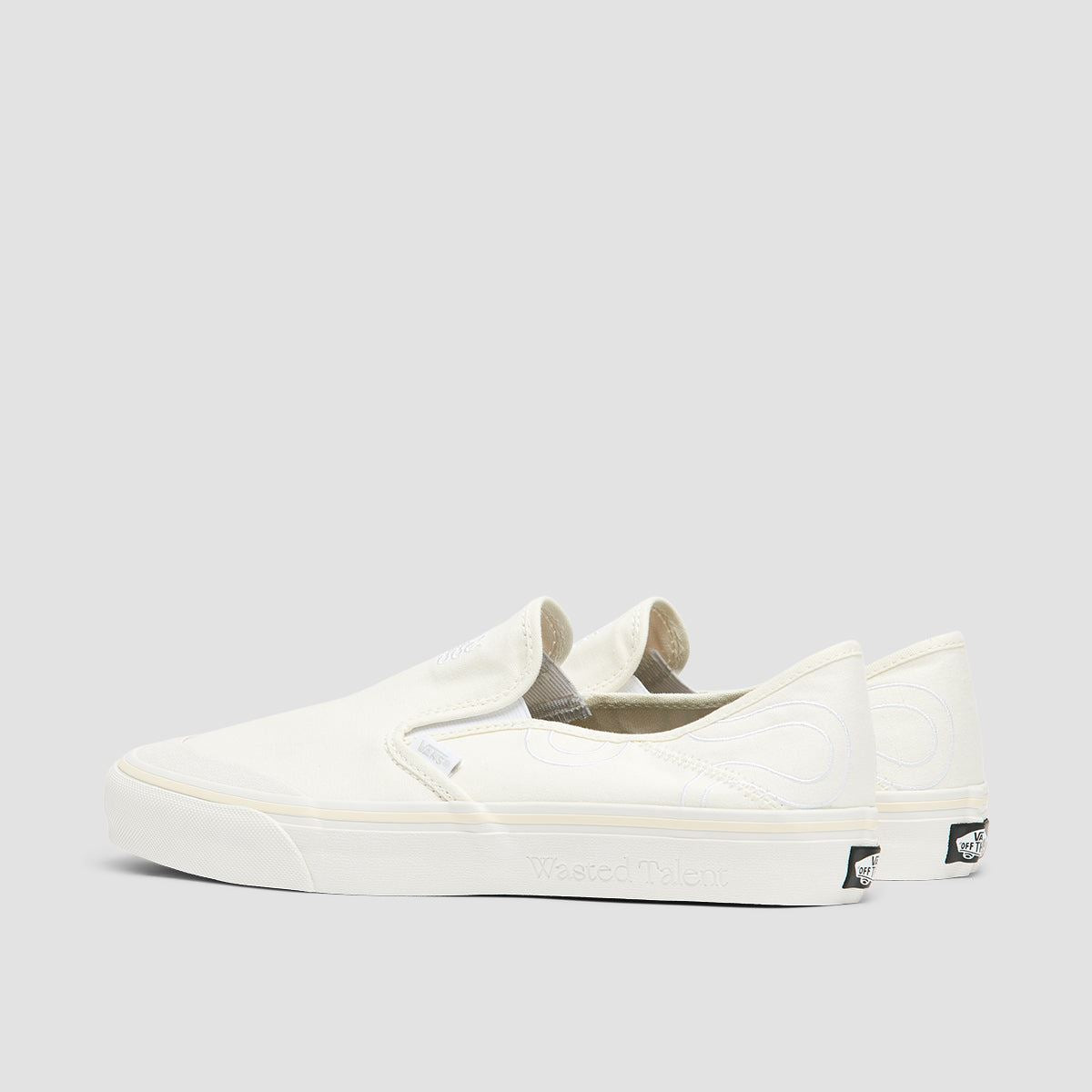 Vans fashion slip on blanche