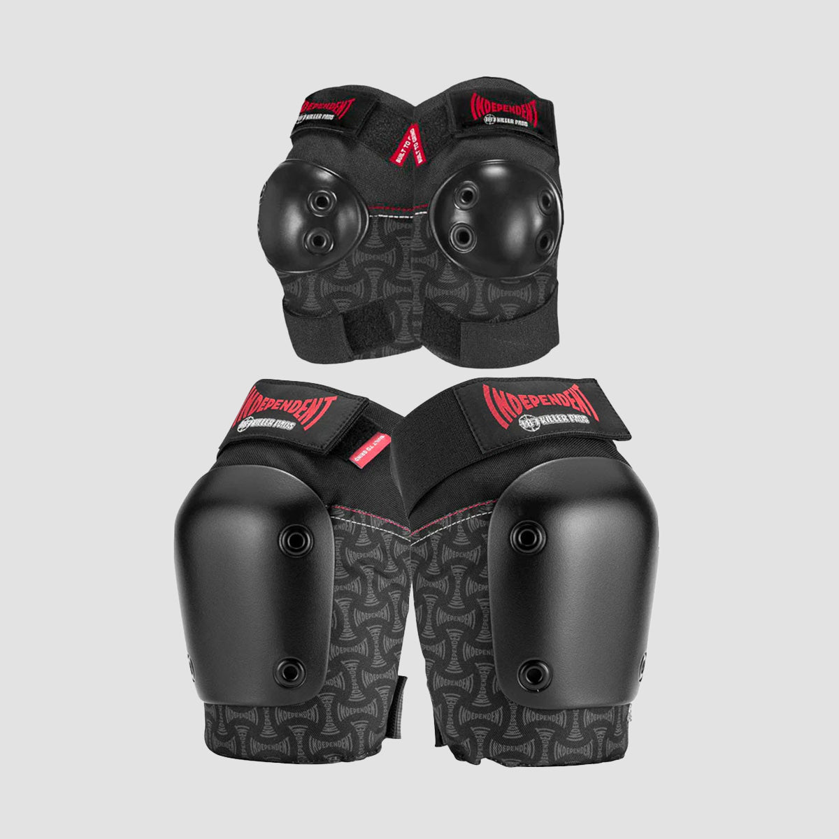 187 Killer X Independent Combo Pack Knee & Elbow Pads Black