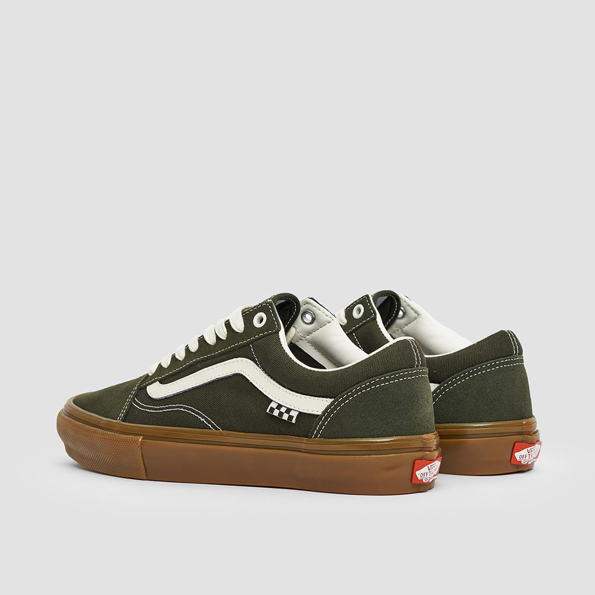 Vans Skate Old Skool Shoes - Forest Night/Gum