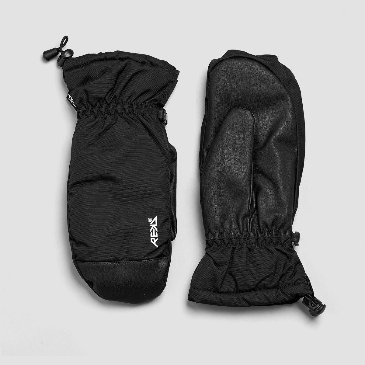 REKD Icon Over Cuff Snow Mitts Black