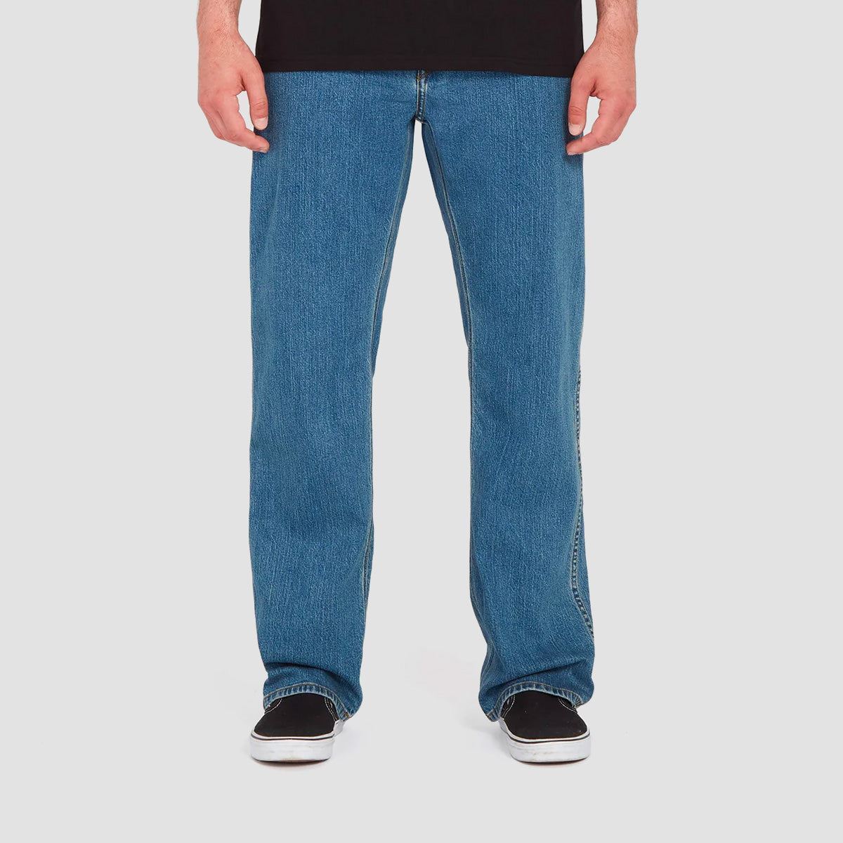 Volcom Modown Relaxed Fit Jeans Aged Indigo