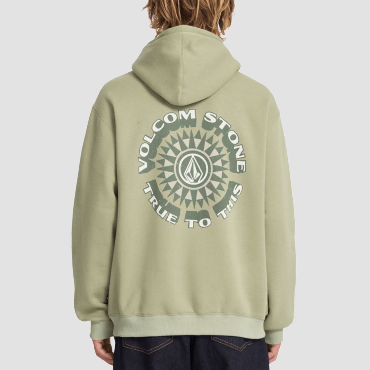 Volcom Watanite Pullover Hoodie Green Tea