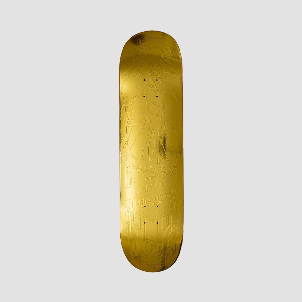 Primitive Lemos Gorilla Skateboard Deck Gold  - 8.25"