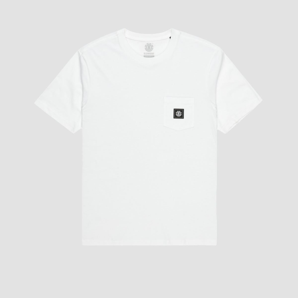 Element Icon Label Pocket T-Shirt Optic White