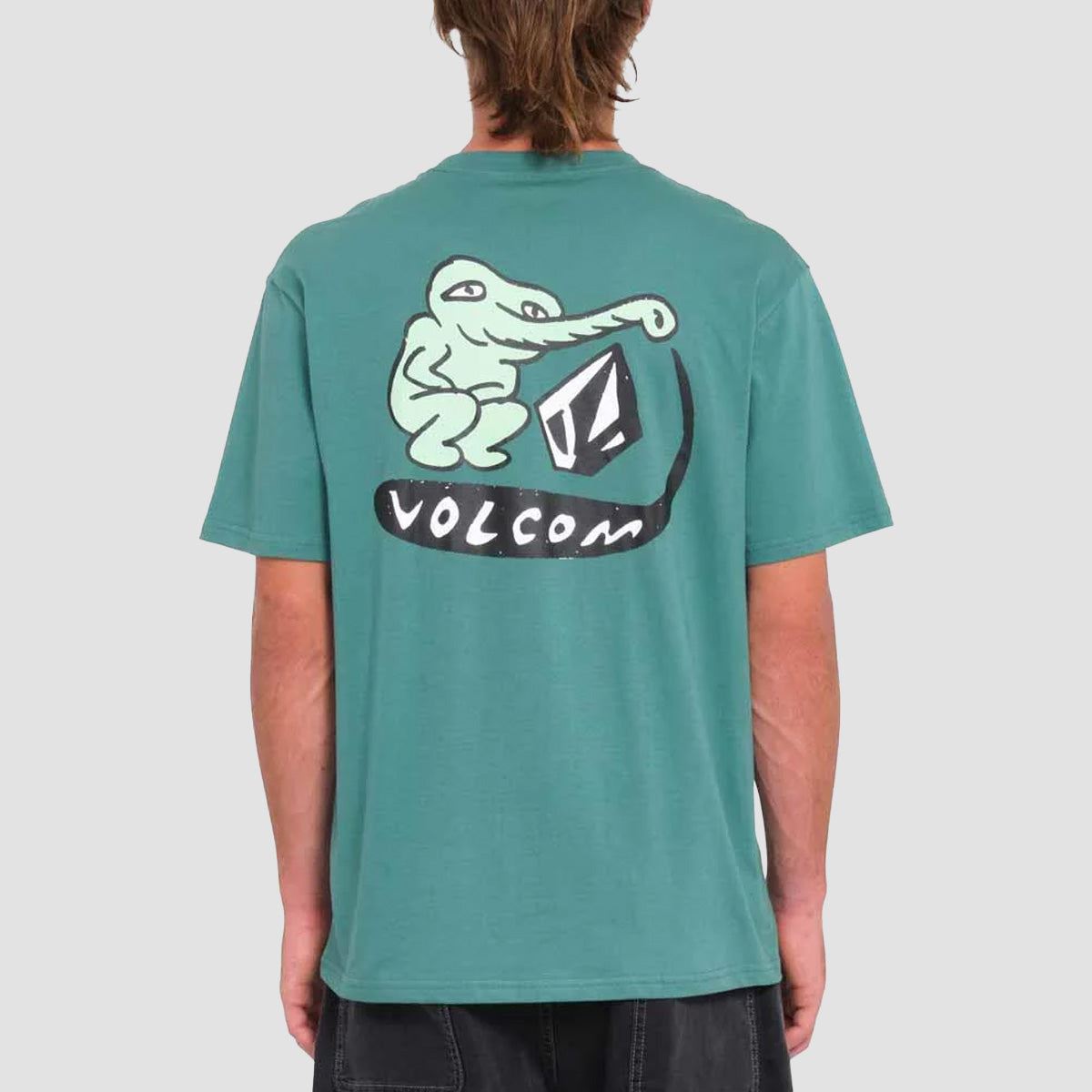 Volcom Santi Stoned T-Shirt Sea Green