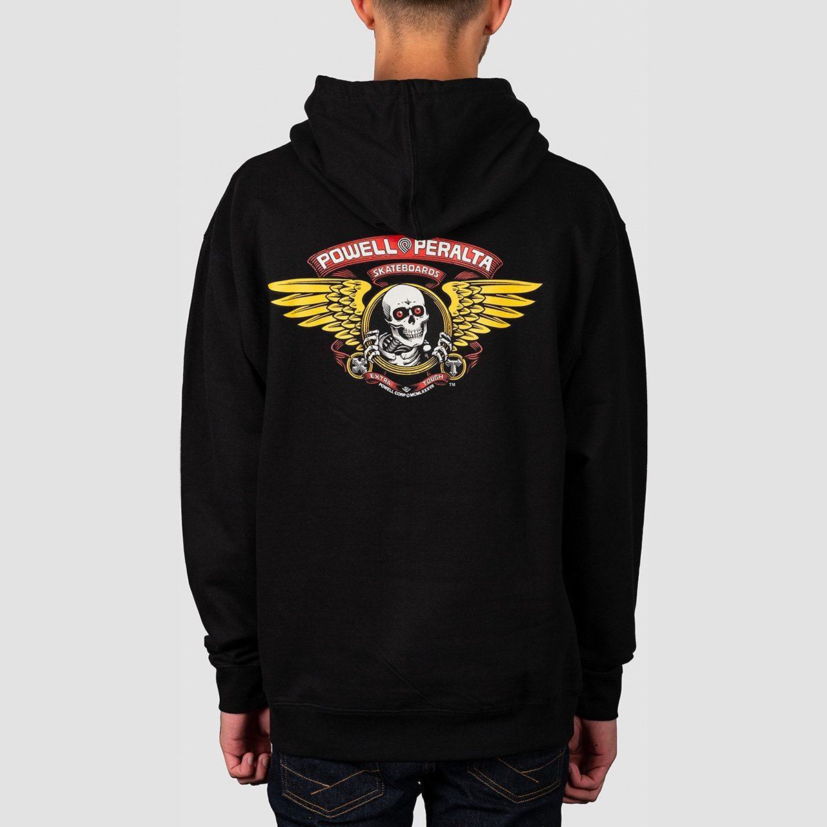 Powell Peralta Winged Ripper Pullover Hoodie Black