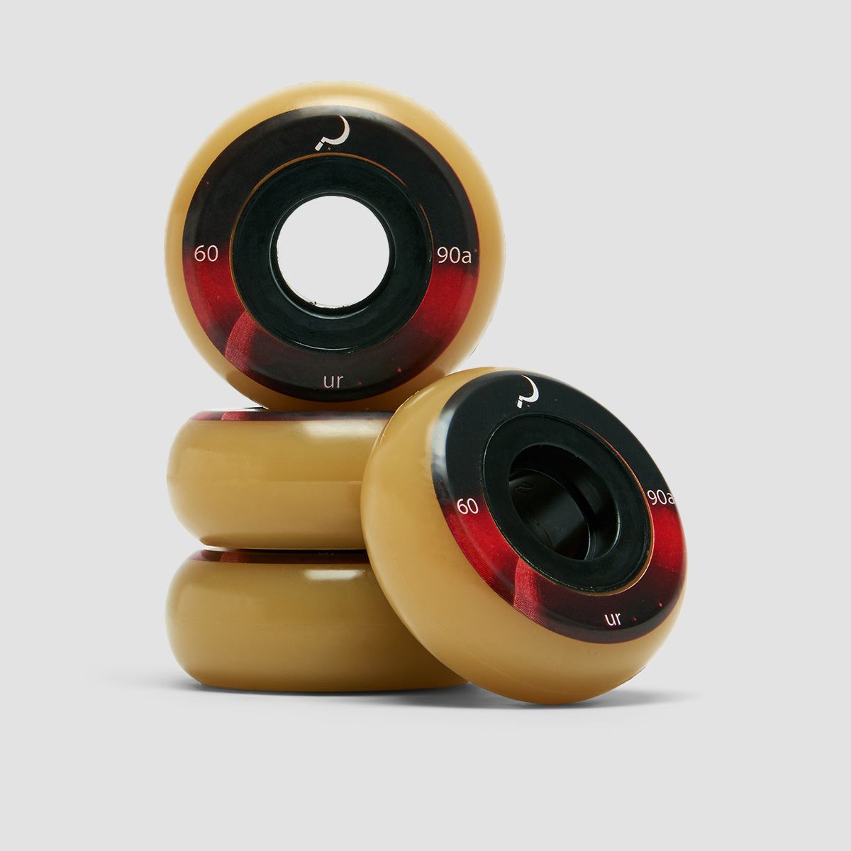 Ground Control UR Scorched 90A Aggressive Inline Wheels x4 Sand 60mm