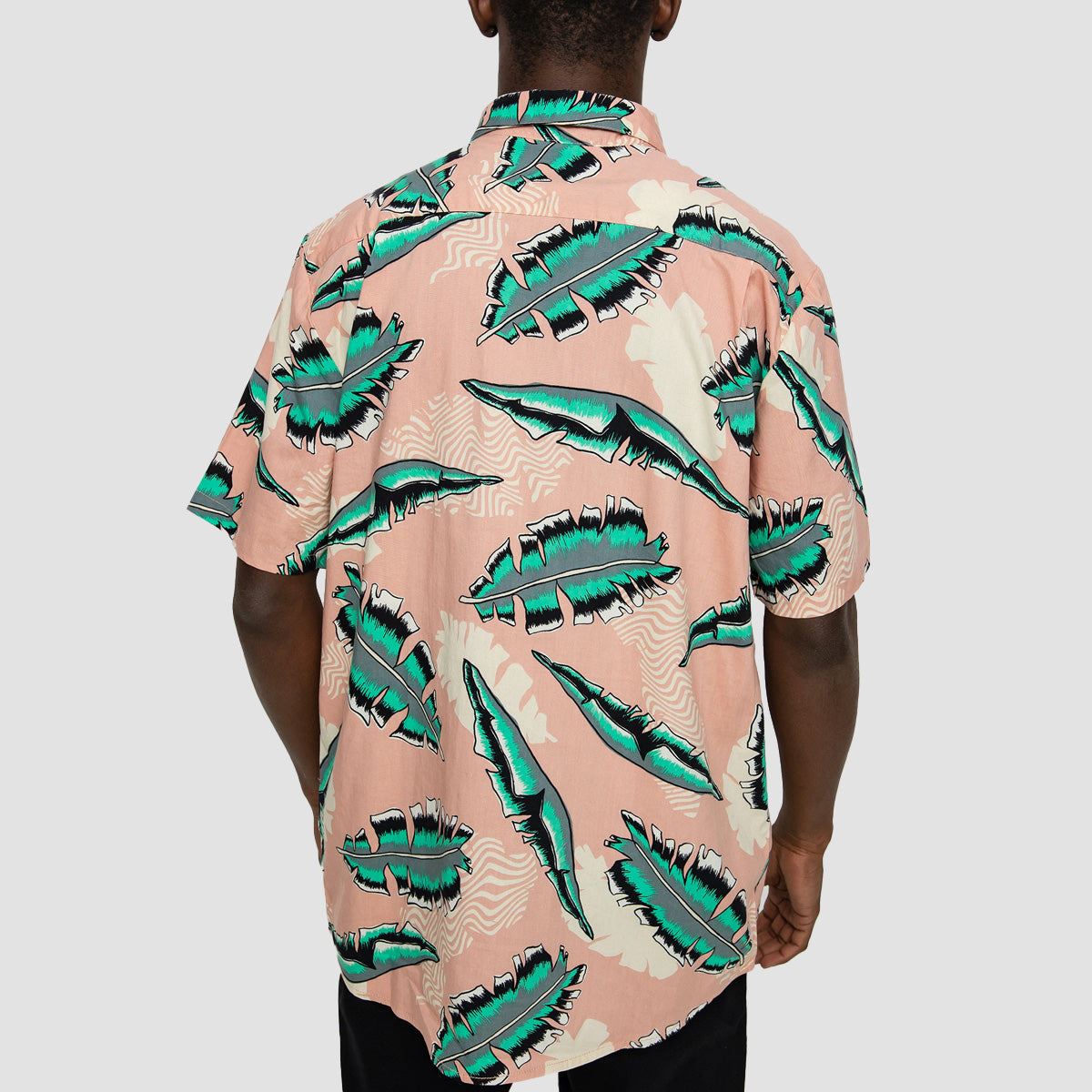 Volcom Detoonator Short Sleeve Shirt Misty Rose