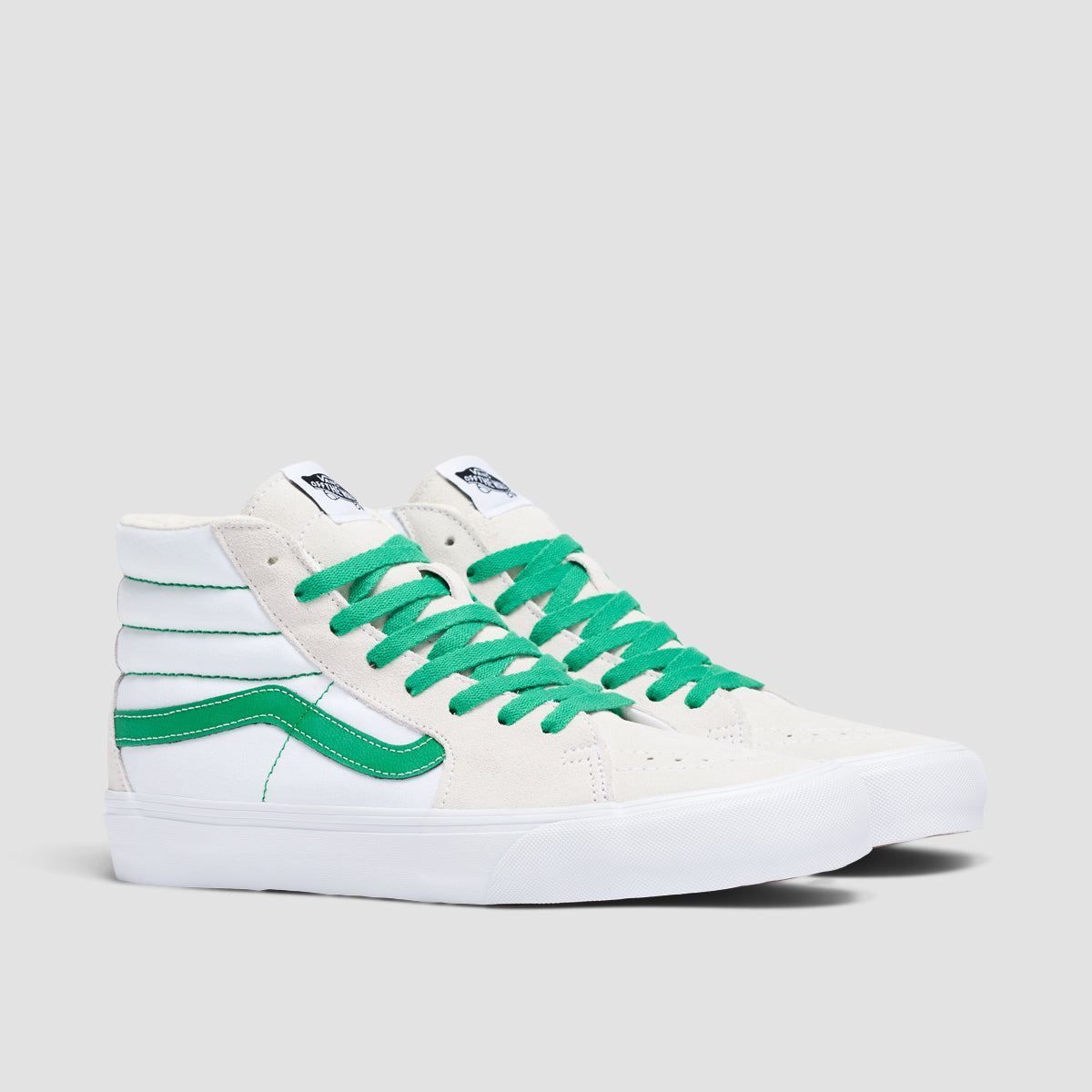 Green hi top vans best sale