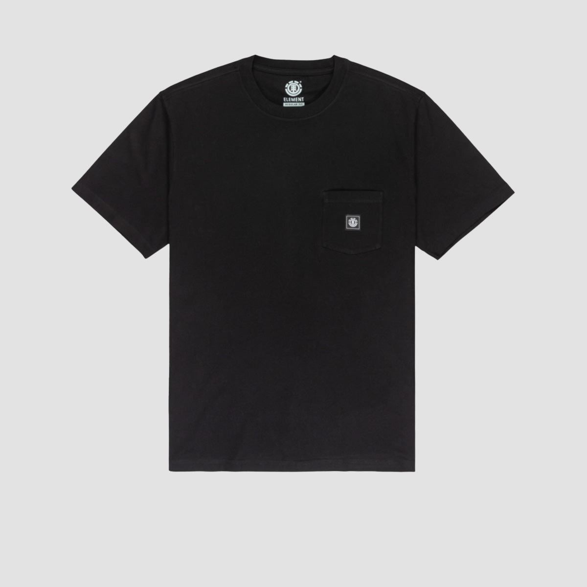 Element Icon Label Pocket T-Shirt Flint Black