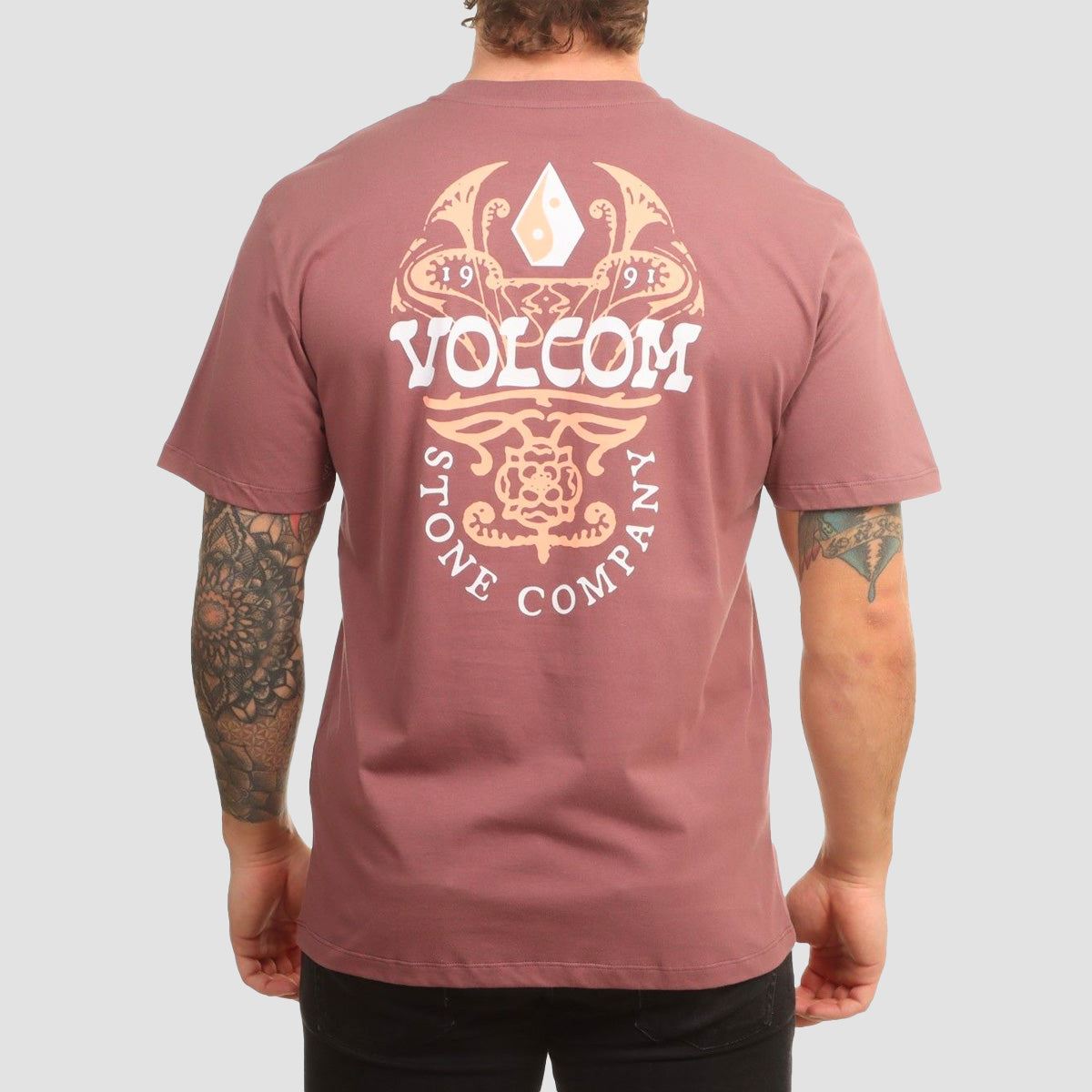 Volcom Zenner T-Shirt Bordeaux Brown