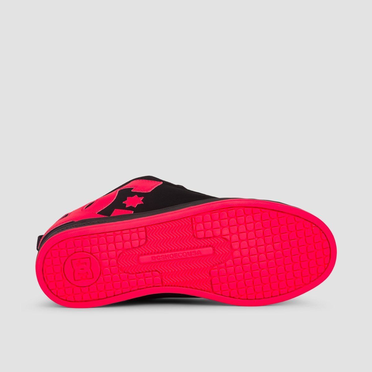 DC Court Graffik Shoes - Black/Hot Pink - Womens