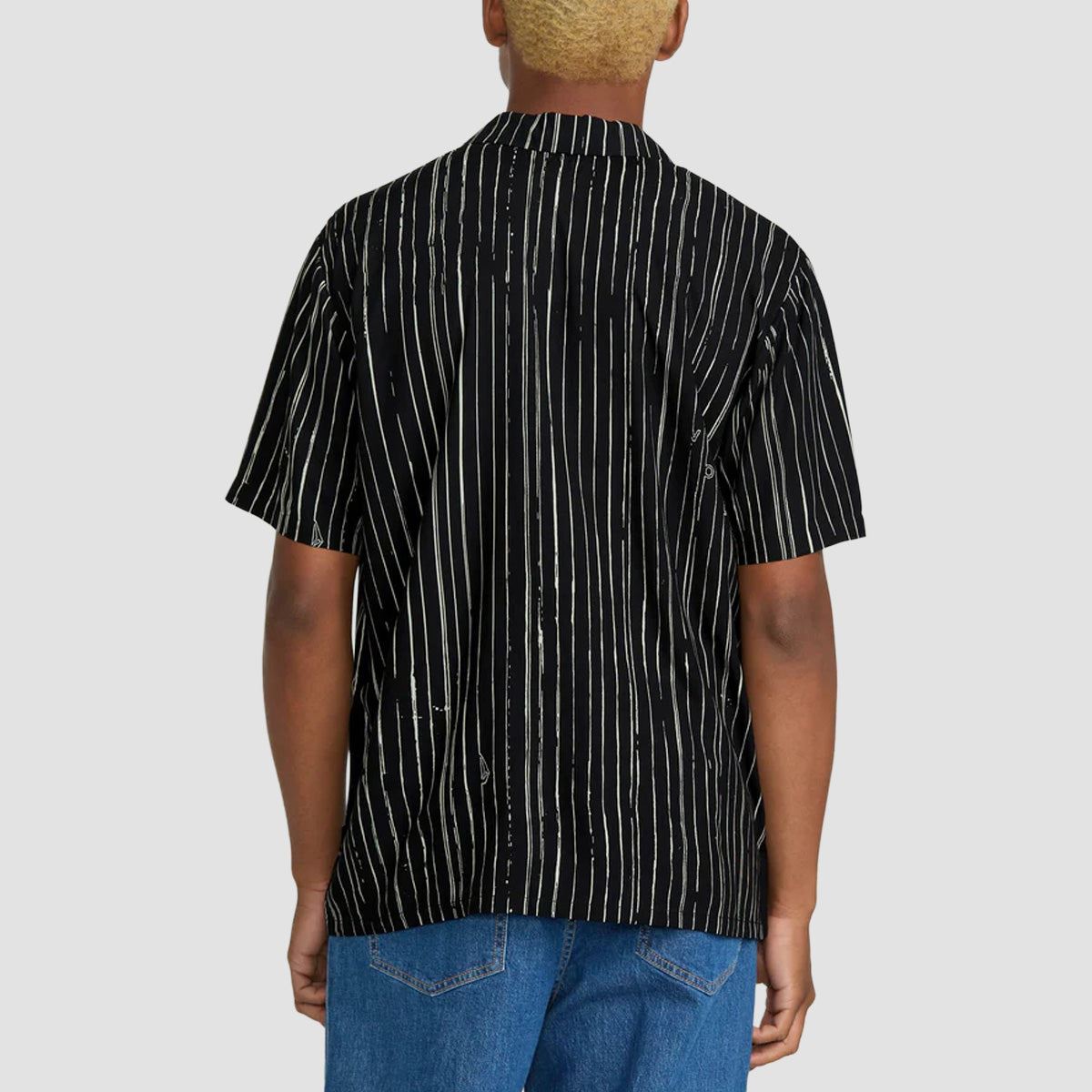 Volcom Mistostone Short Sleeve Shirt Black White
