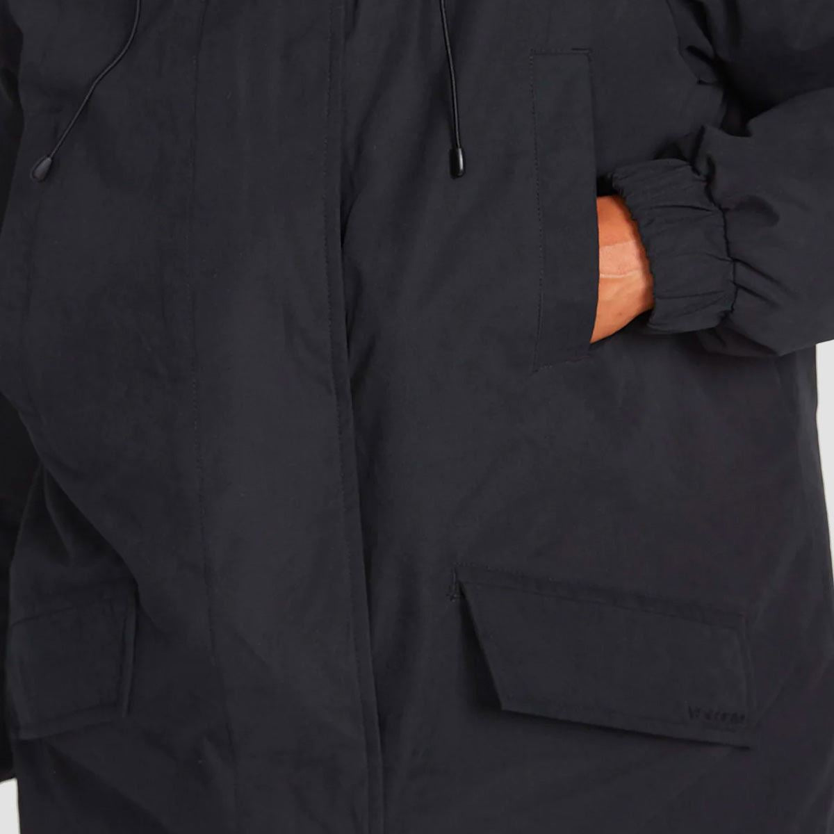 Volcom Walk On By 5K Parka Jacket Black - Womens