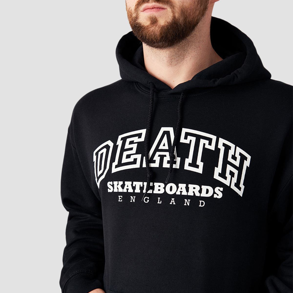 Death College Pullover Hoodie Black