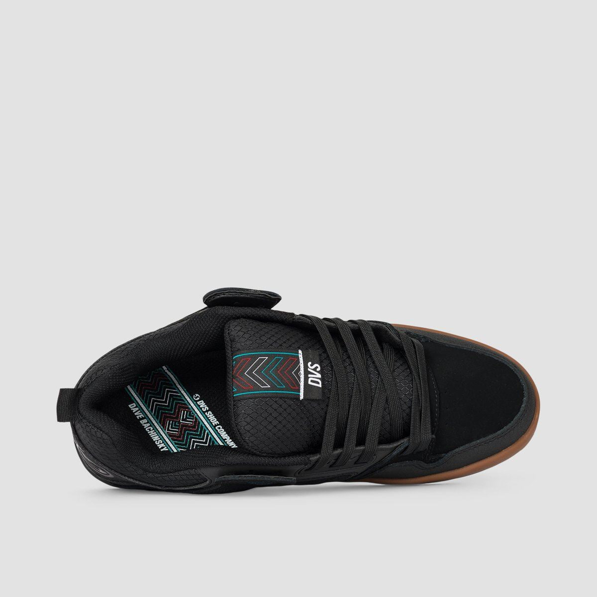 DVS Comanche 2.0+ Dave Bachinsky Shoes - Black/Reflective/Gum Nubuck