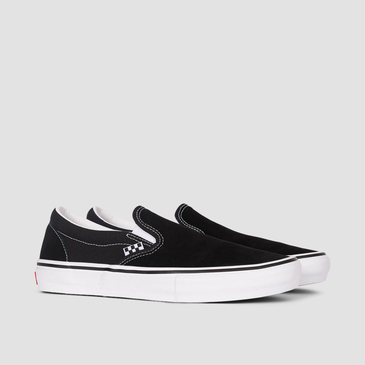 Vans Skate Slip-On Shoes - Black/White