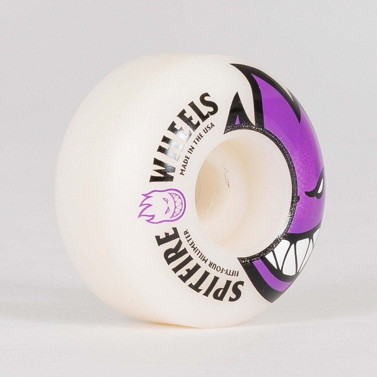 Spitfire Bighead Skateboard Wheels White/Purple 54mm