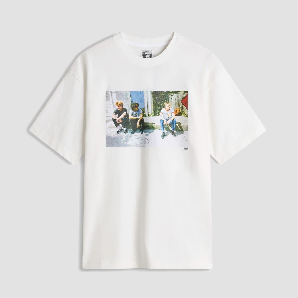 Vans Skate Atiba Haze Curb Crew T-Shirt White
