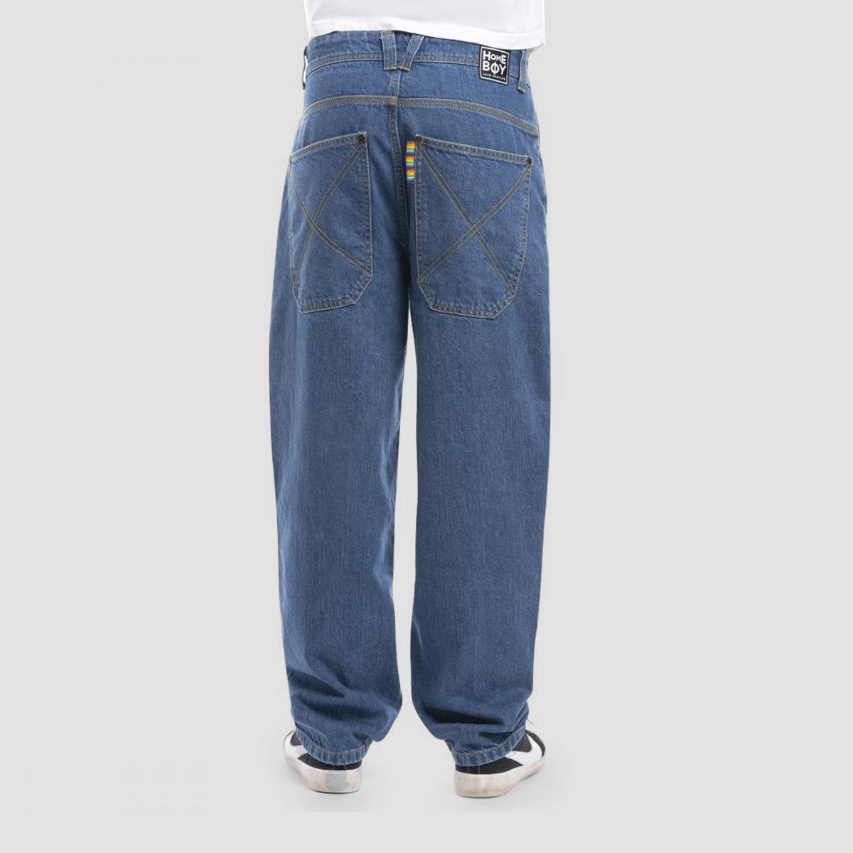 Homeboy X-tra BAGGY Jeans Washed Blue