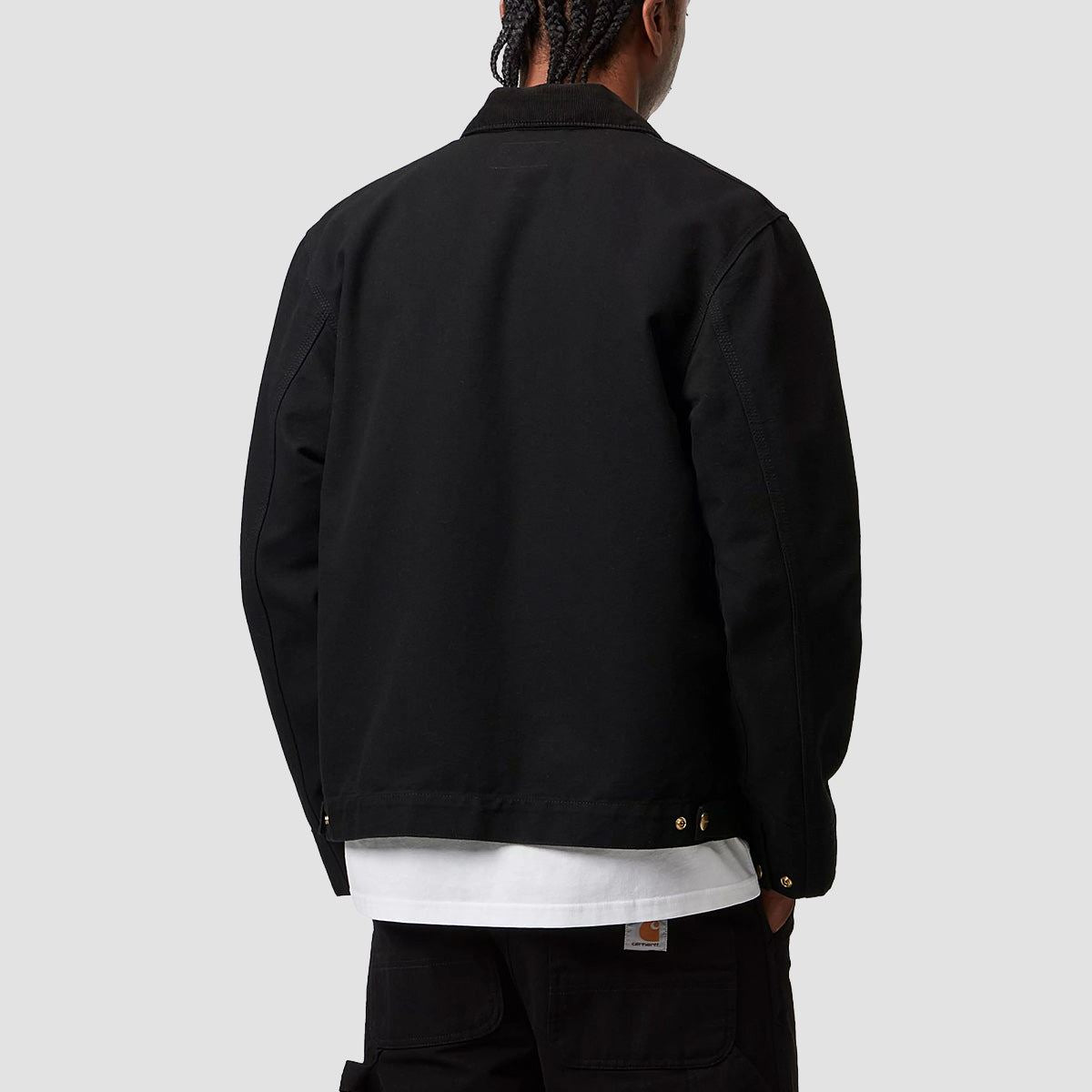 Carhartt WIP Detroit Jacket Black/Black Rinsed