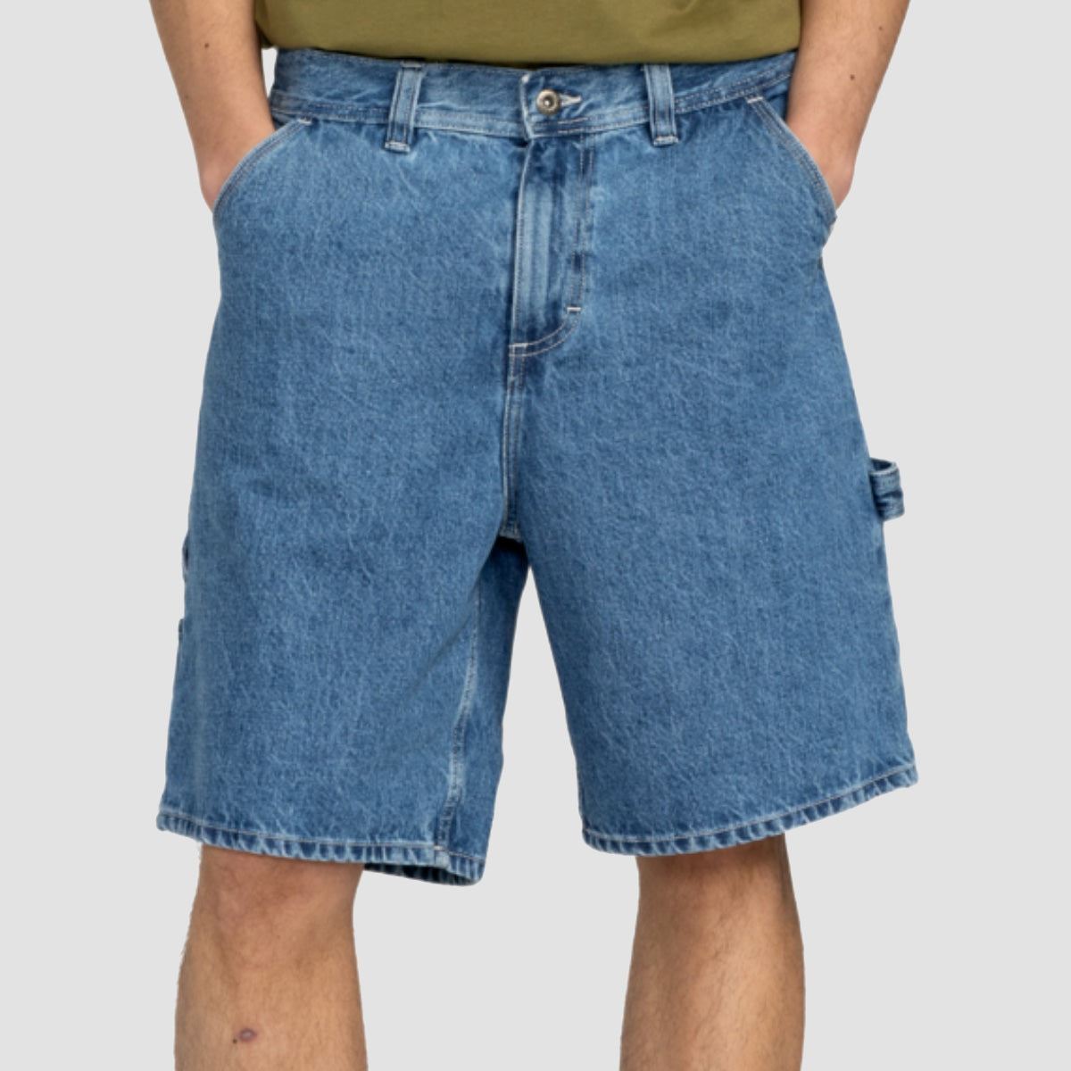 Element Carpenter Denim Shorts Mid Used