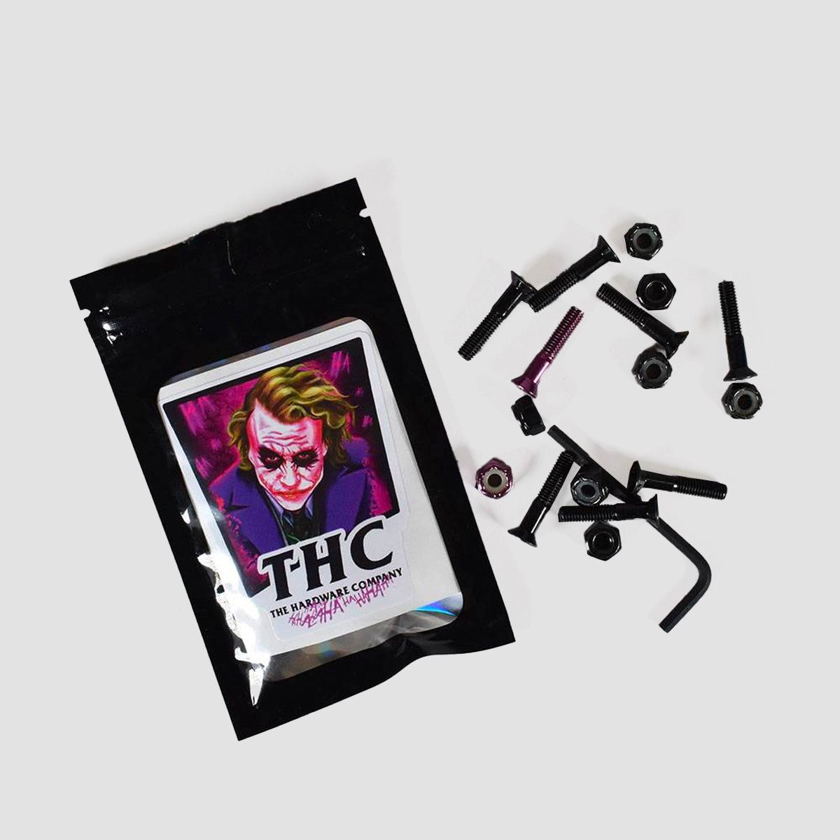 The Hardware Company THC The Joker 2 Allen Truck Bolts Black/Purple 1"