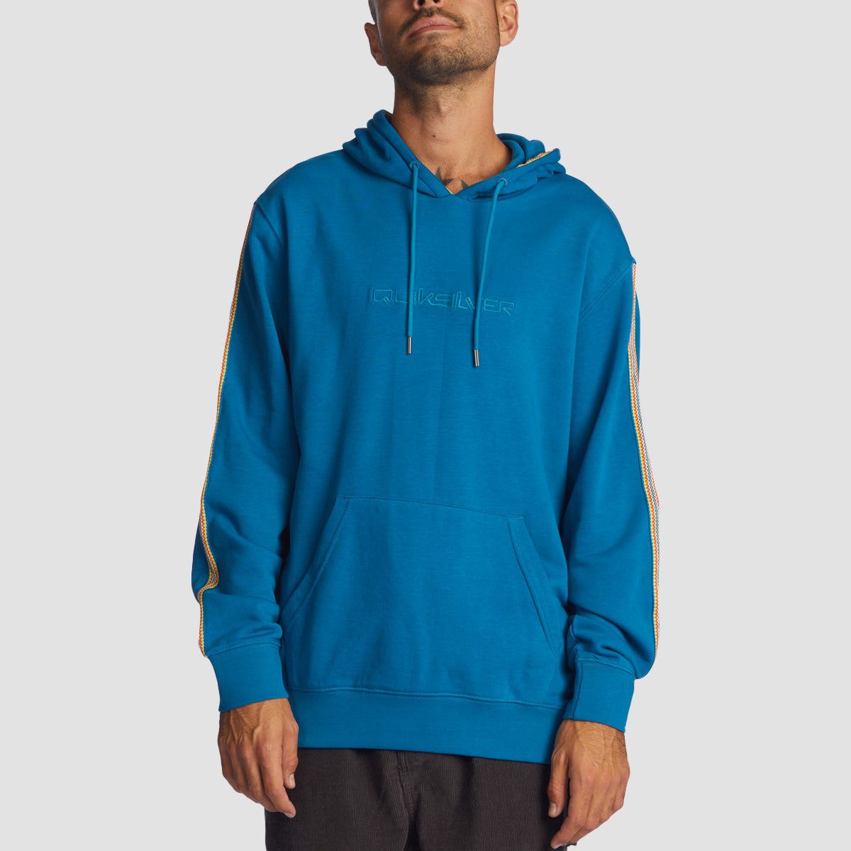 Quiksilver Taped Pullover Hoodie Sea Port