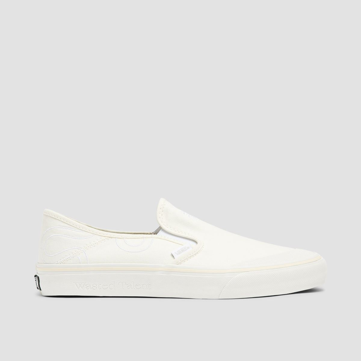 Vans X Wasted Talent VR3 SF Slip-On Shoes - Blanc De Blanc