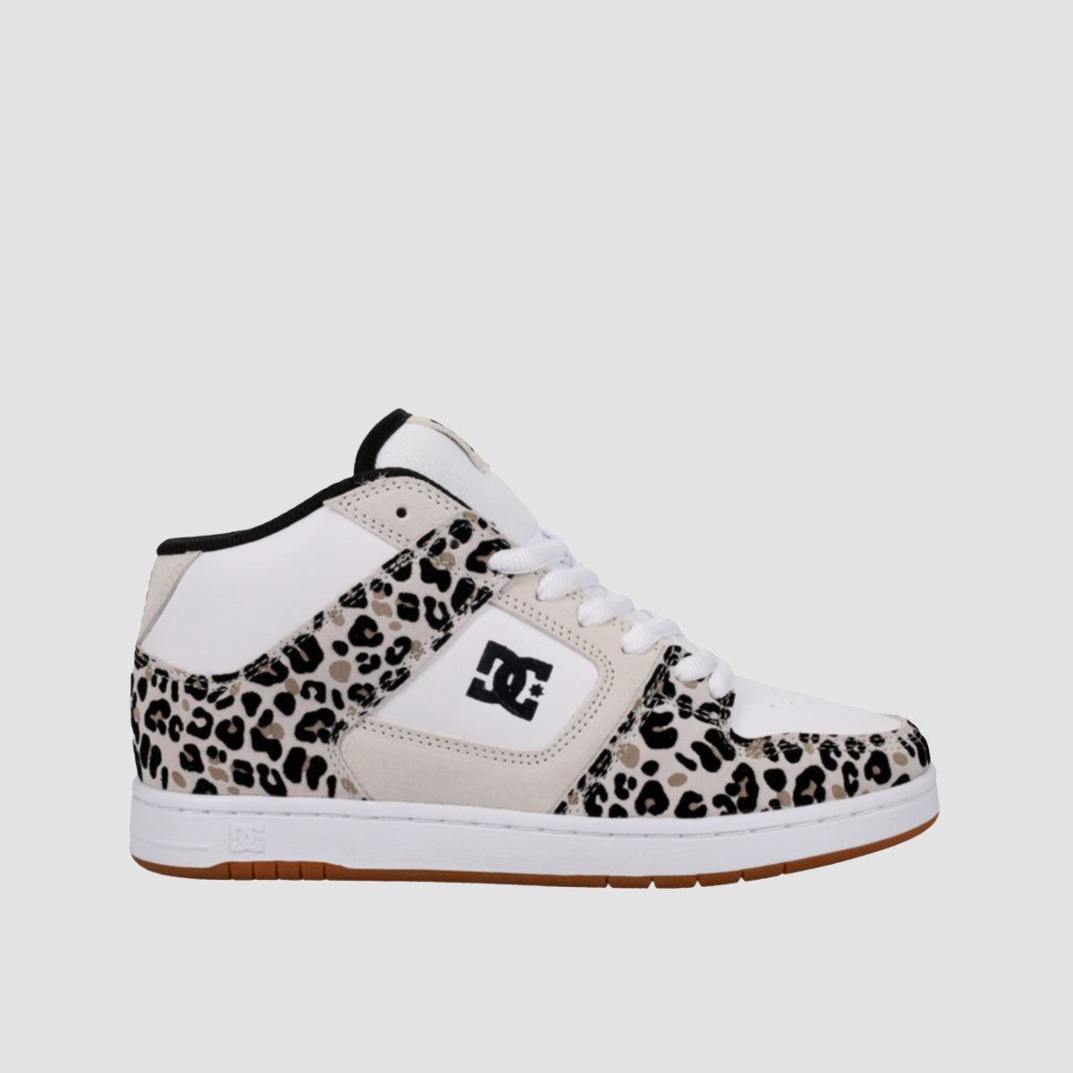 DC Manteca 4 Mid Top Shoes - Leopard Print - Womens