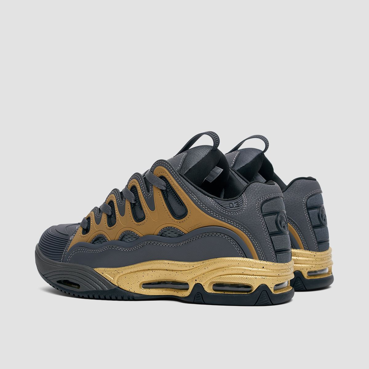 Osiris D3 2001 Shoes - Charcoal/Gold/Black