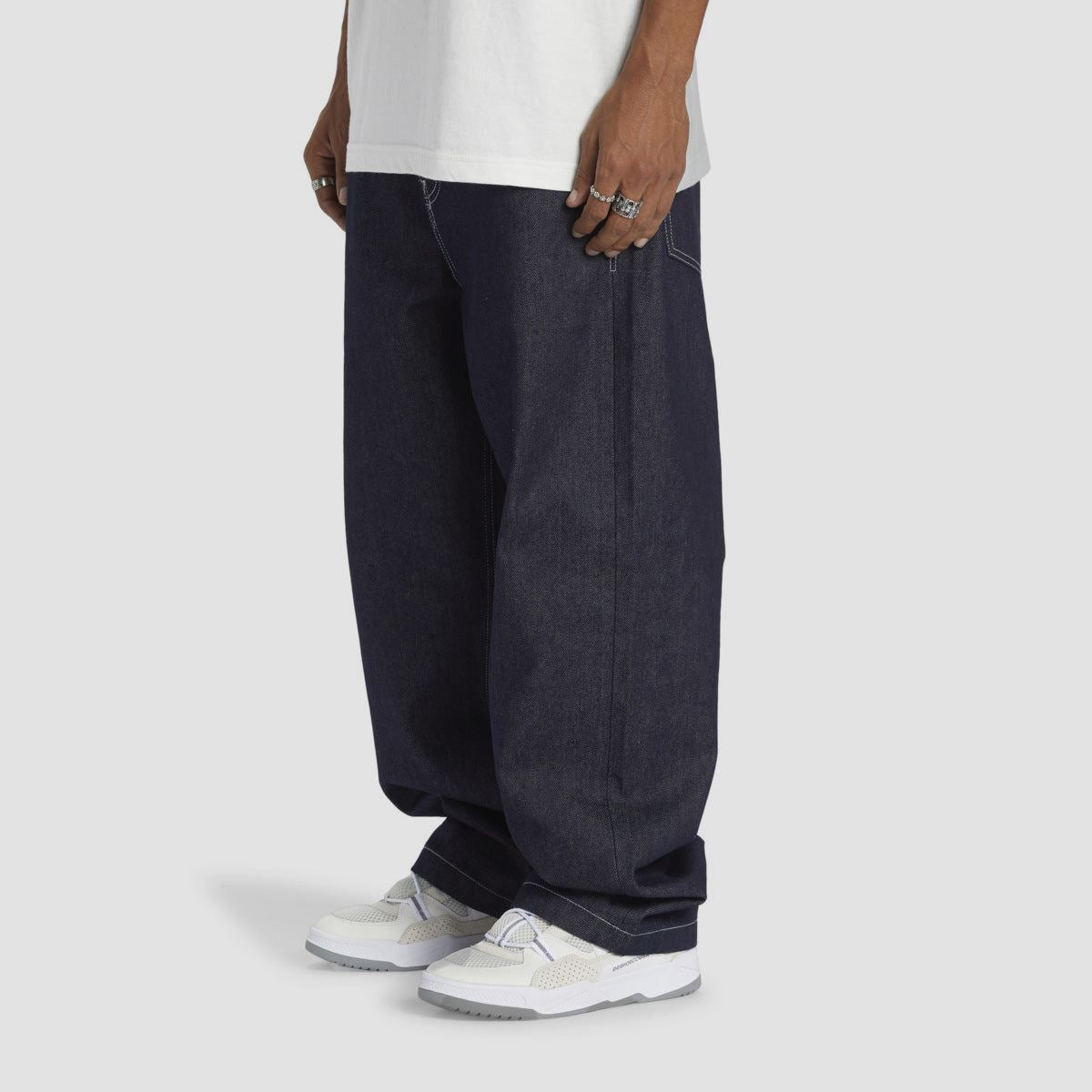 DC Worker Baggy Jeans Raw Indigo