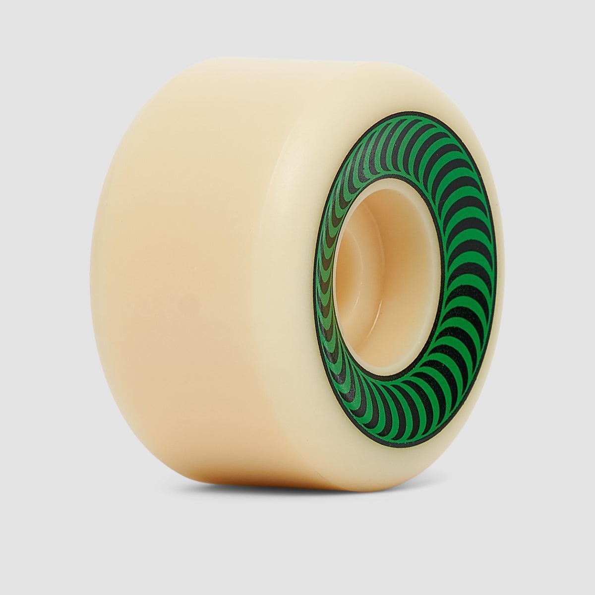 Spitfire Formula Four OG Classic 99DU Skateboard Wheels Natural/Green 52mm