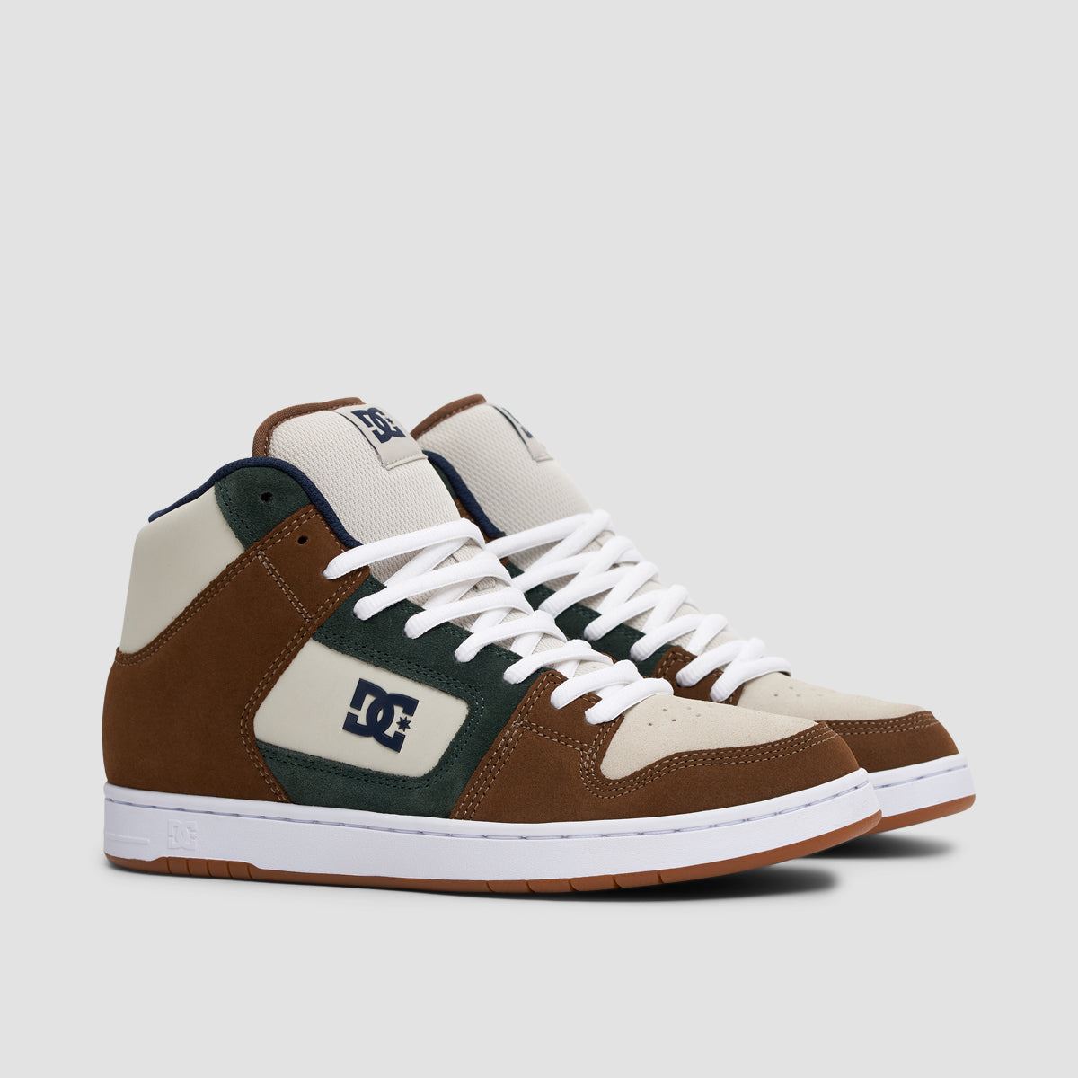 DC Manteca 4 Hi S Shoes - Brown/Brown/Green