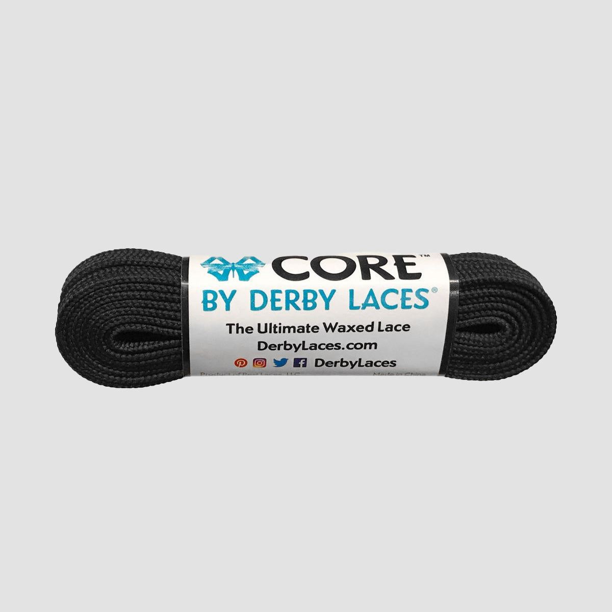 Derby Laces CORE 6mm 274cm Boot/Skate Laces Black