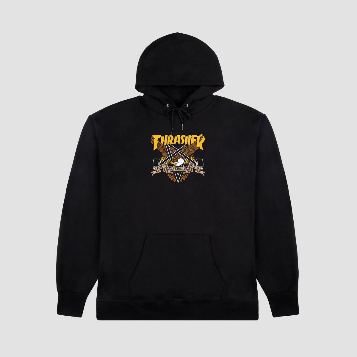 Thrasher X Antihero Eaglegram Pullover Hoodie Black