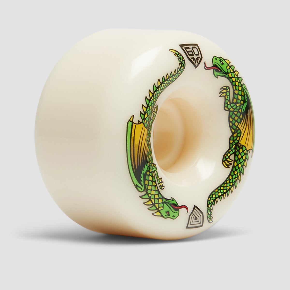 Powell Peralta Dragon Formula 93A Bomber Skateboard Wheels Off White 60x40mm