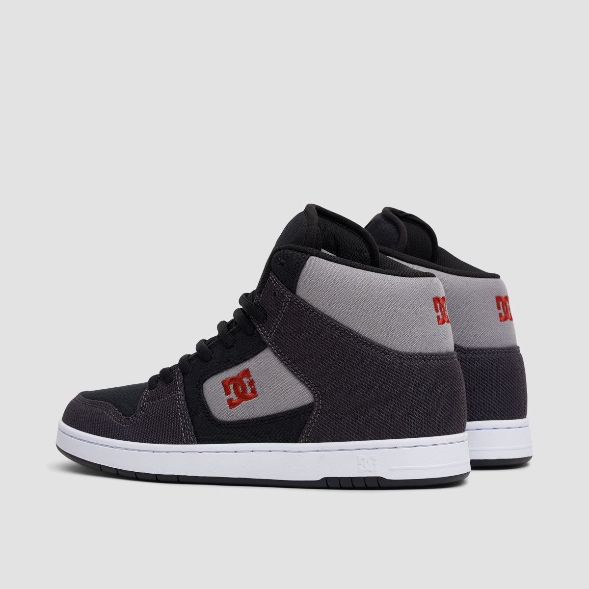 DC Manteca 4 Hi Zero Waste Shoes - Black/Red/Grey