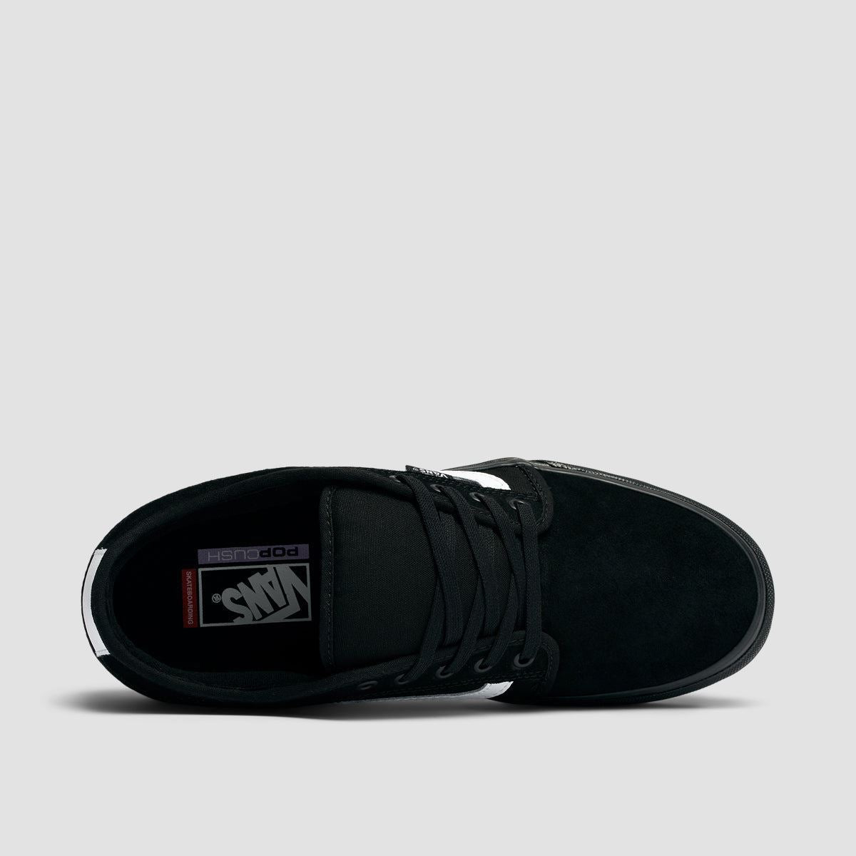 Vans Chukka Sidestripe Shoes - Black/Black/White