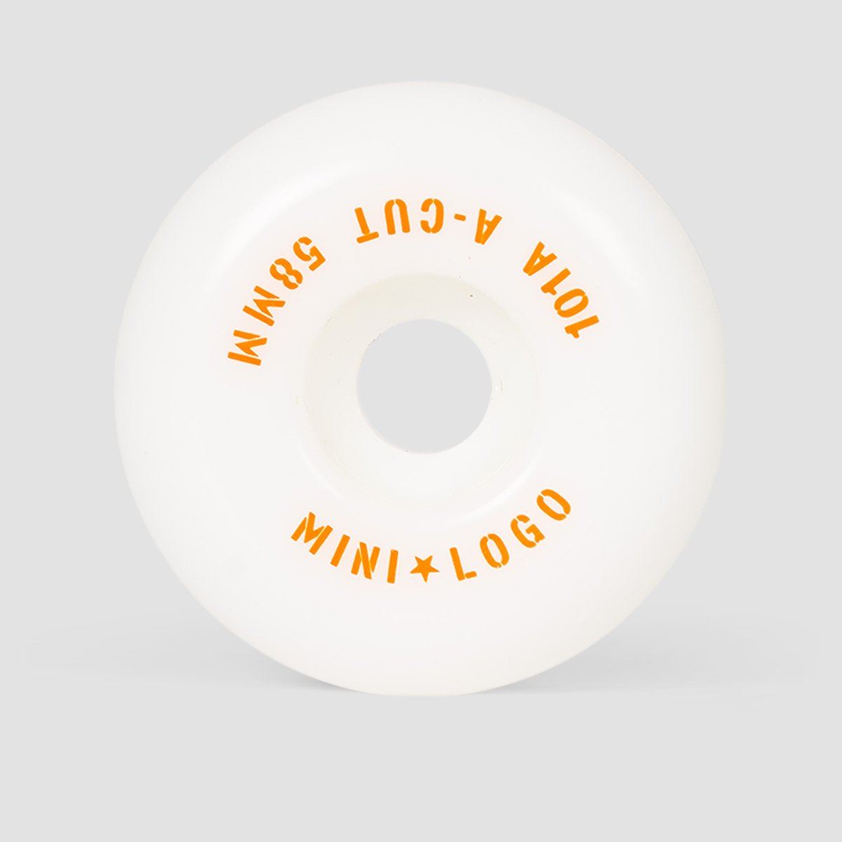 Mini Logo A-Cut 2 101a Skateboard Wheels White 58mm